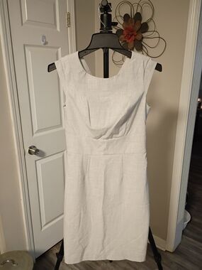 The Limited  Sleeveless Light Gray Sheath Dress